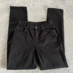 Lizwear‎ High Rise Mom Black Denim Jean Size 4
